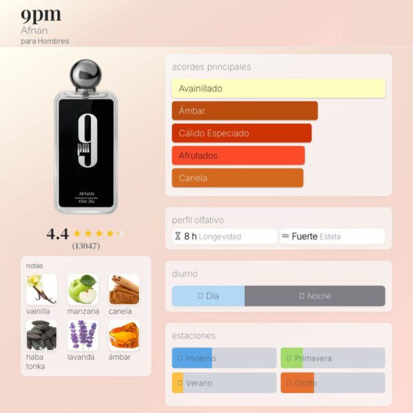 9pm AFNAN (H) - 9PM PRETO 100ML